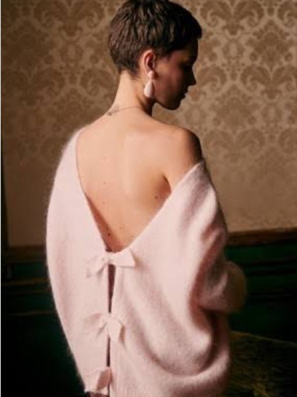 Sezane Aurette Jumper in Blush